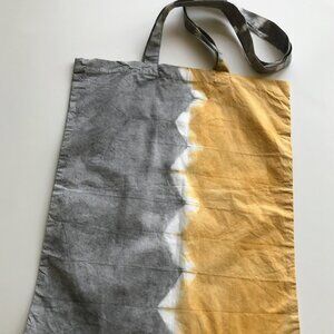 Artist Made Cotton Tote, Hand Dyed with Natural Dyes